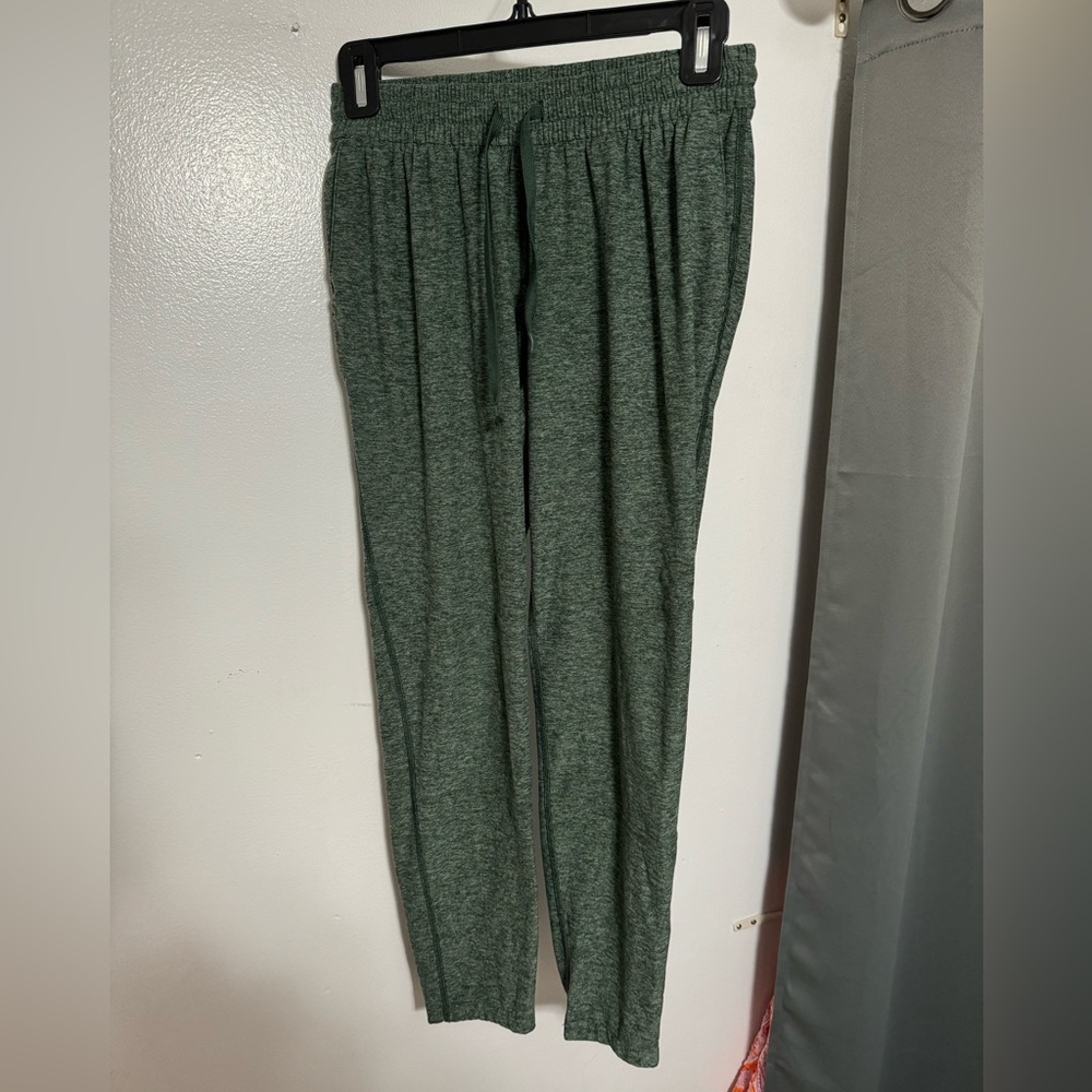 Outdoor voices green cloudknit sweats